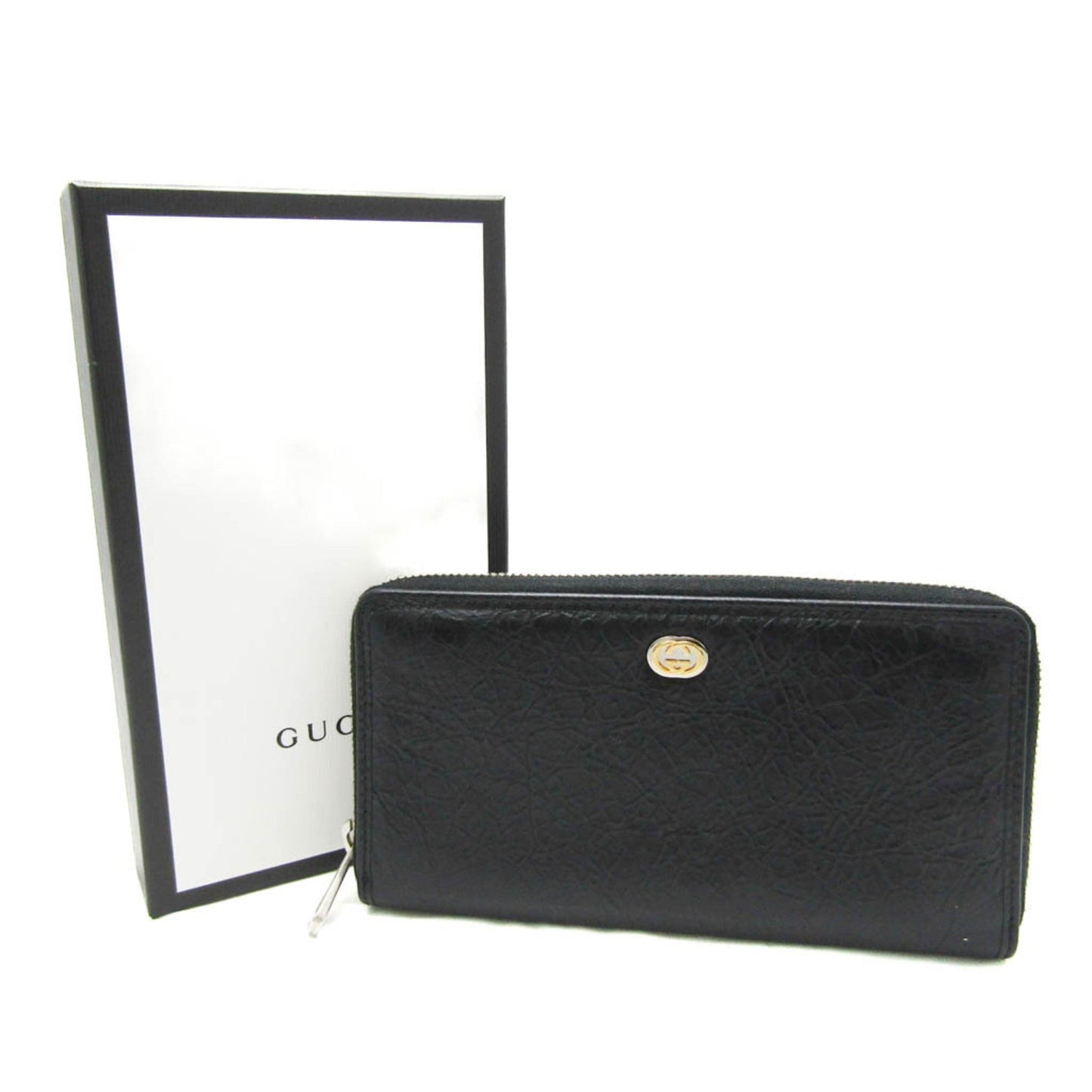 Luxury Gucci Trending 2025 Interlocking  Leather Wallet  ()