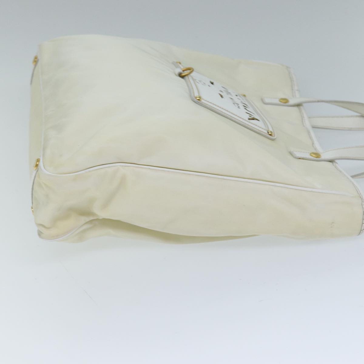 Luxury PradaTote Bag Nylon 2way White 73106