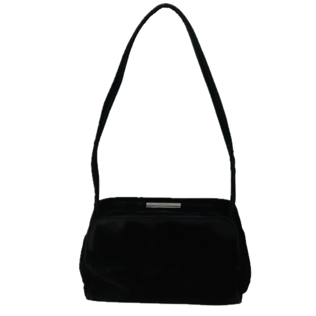 Luxury PradaShoulder Bag Velor Black 73144