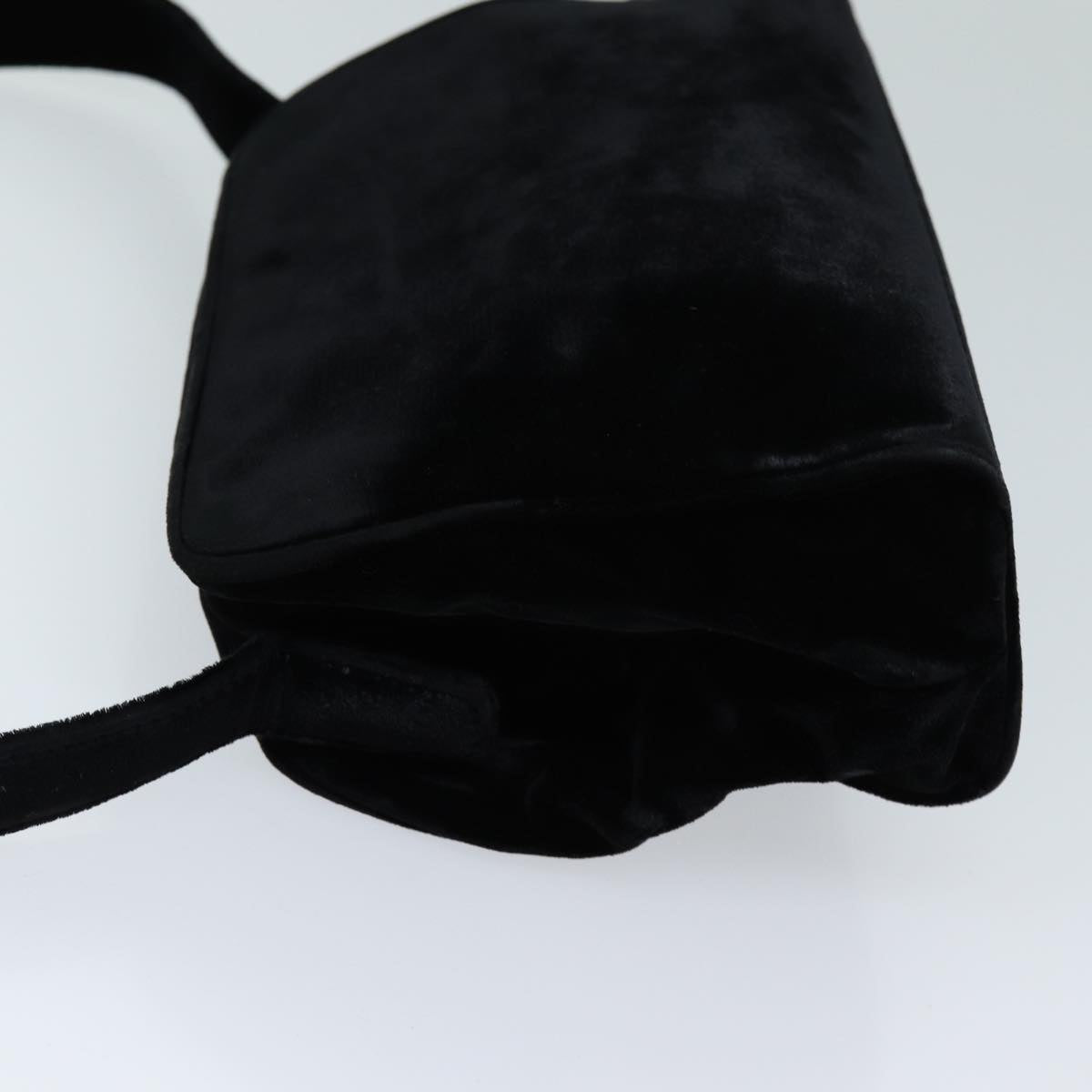 Luxury PradaShoulder Bag Velor Black 73144