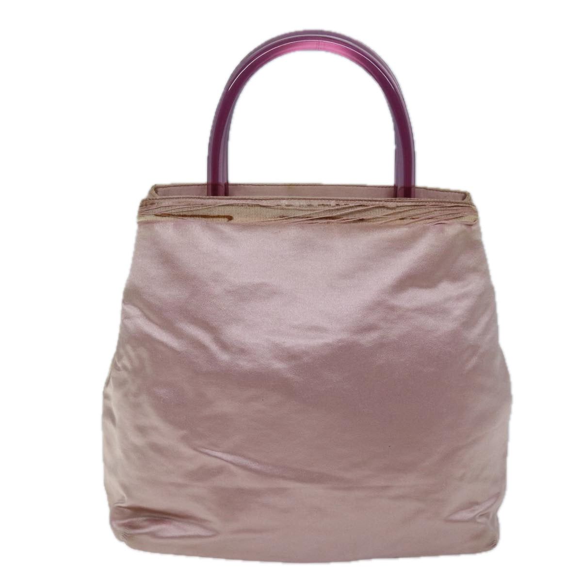 Luxury PradaHand Bag Satin Pink 73154