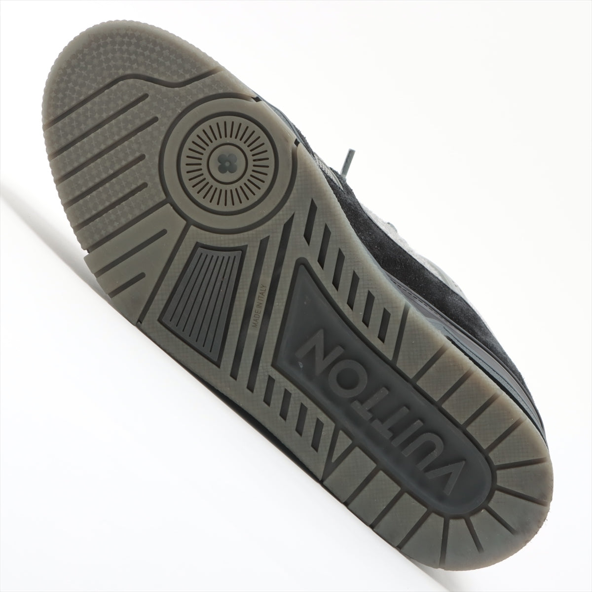 Louis Vuitton LV Trainer Line 19 Years Wool Trainers 7 1/2  Grey NV0169 ed Switched Switched