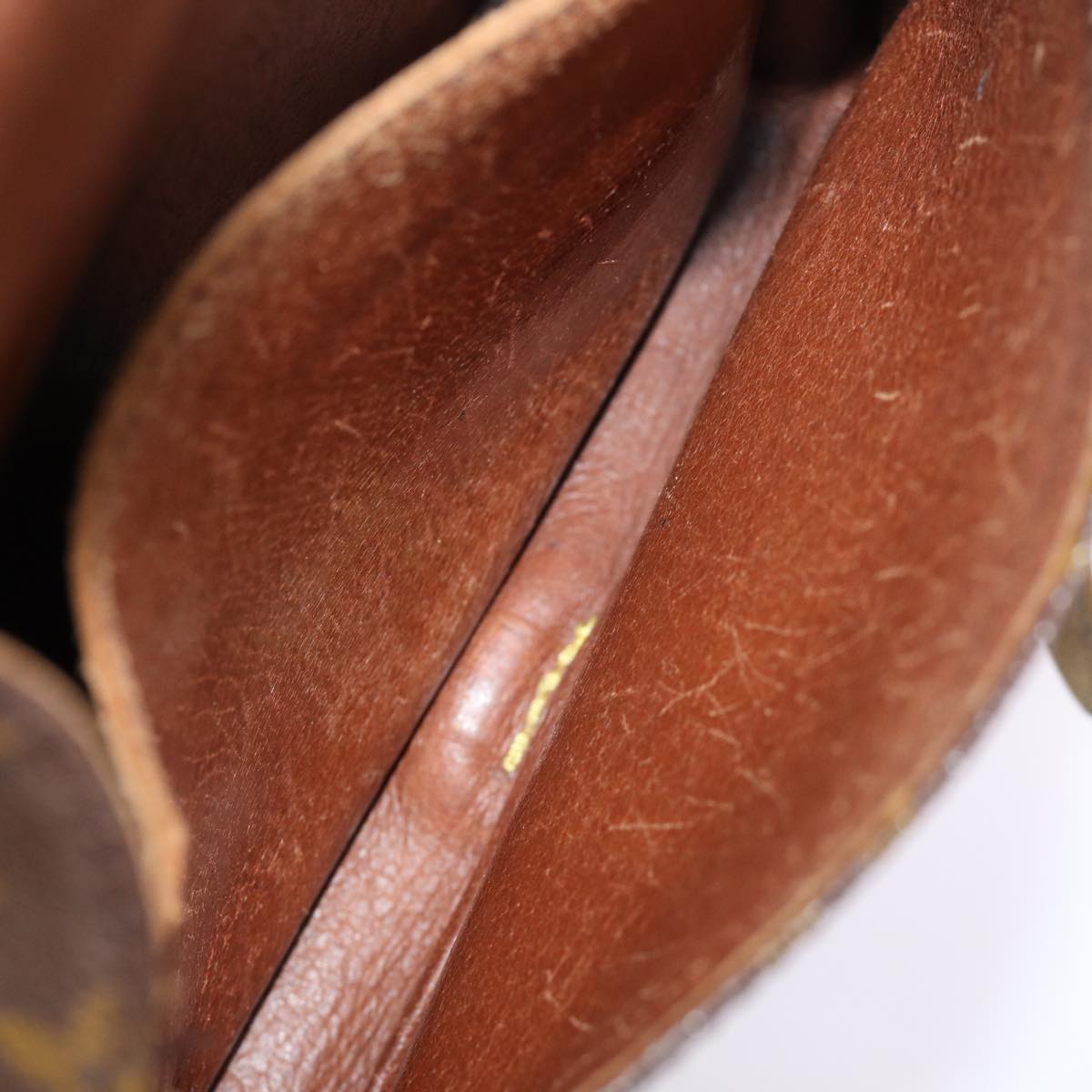 LOUIS VUITTON Monogram Cartouchiere MM Shoulder Bag M51253 LV 73297