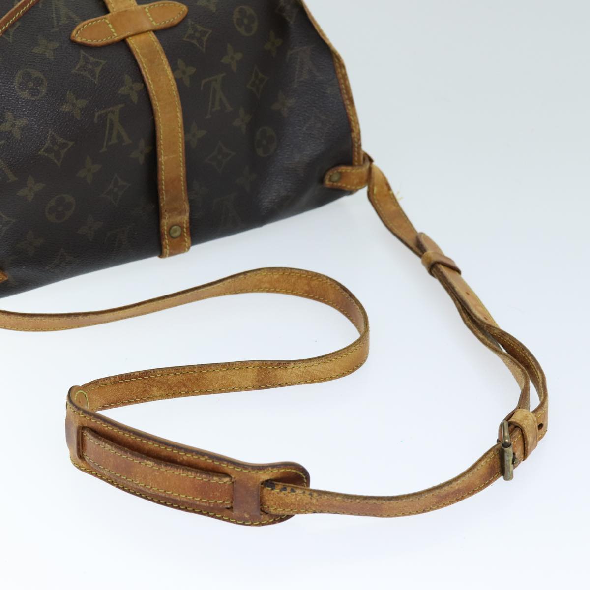 LOUIS VUITTON Monogram Saumur 30 Shoulder Bag M42256 LV 73298