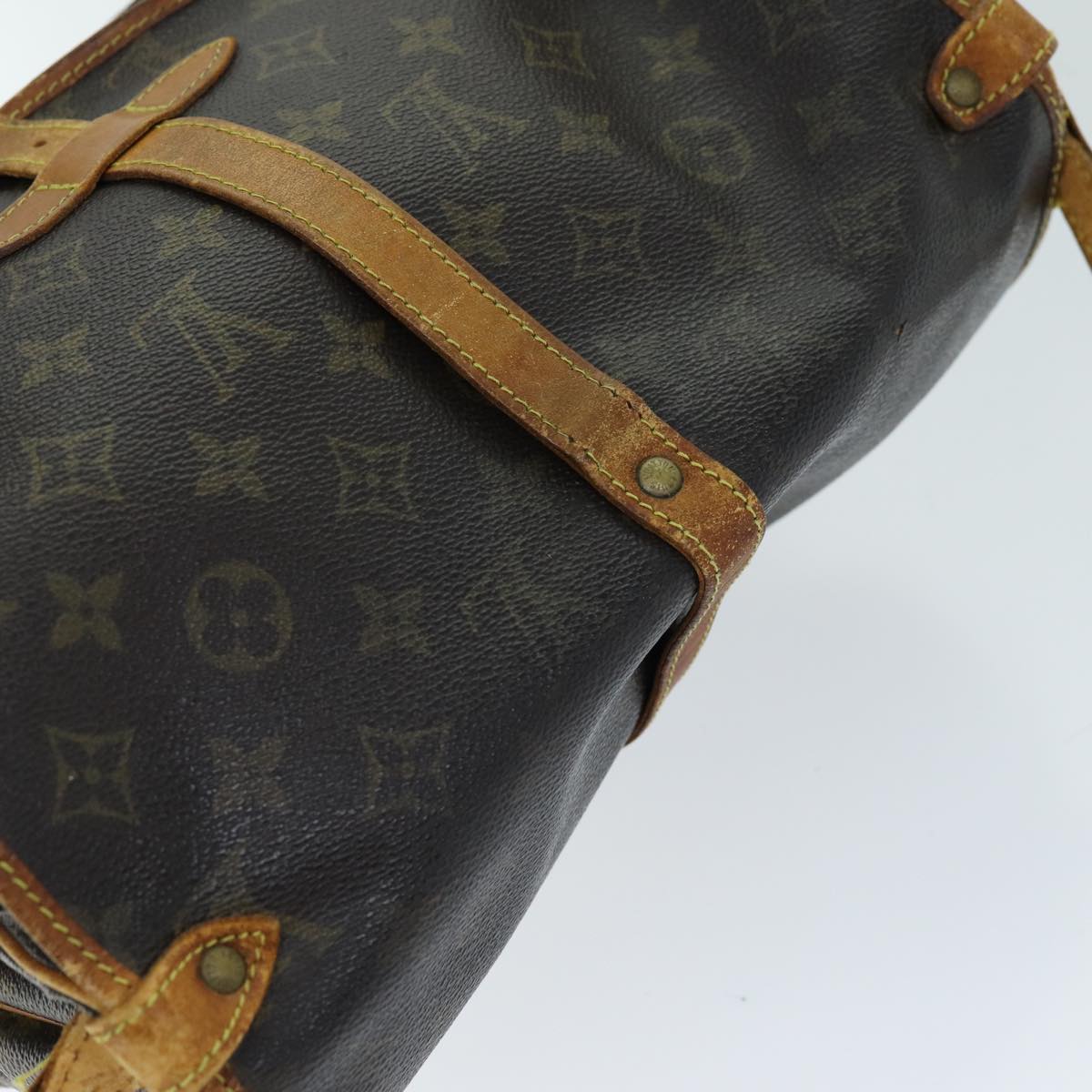 LOUIS VUITTON Monogram Saumur 30 Shoulder Bag M42256 LV 73298