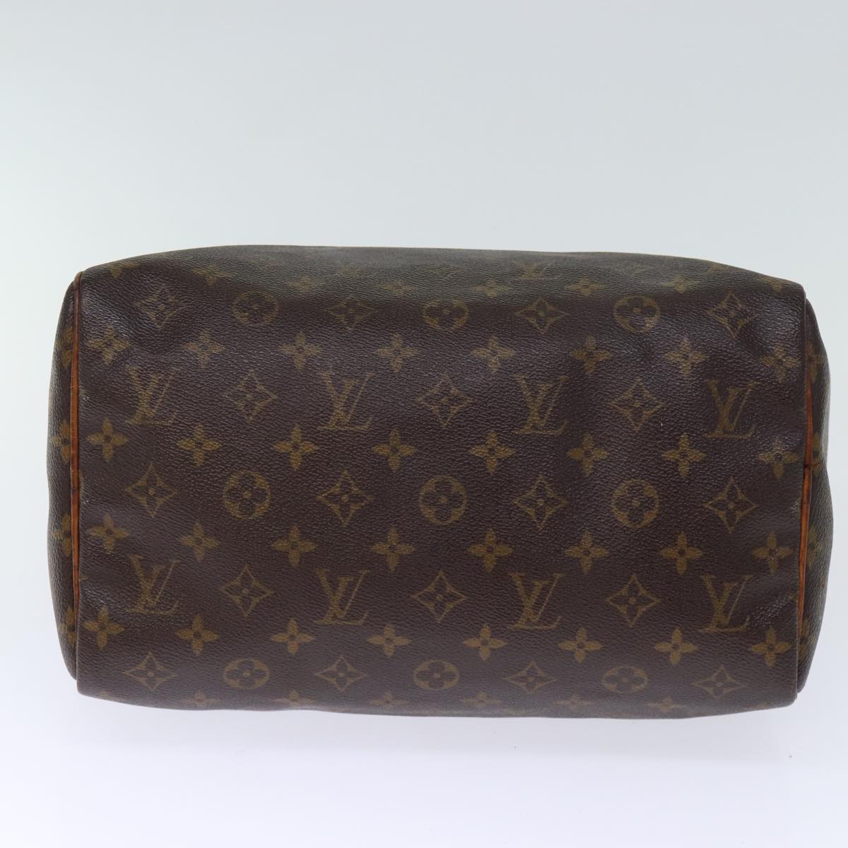 LOUIS VUITTON Monogram Speedy 30 Hand Bag M41526 LV 73320