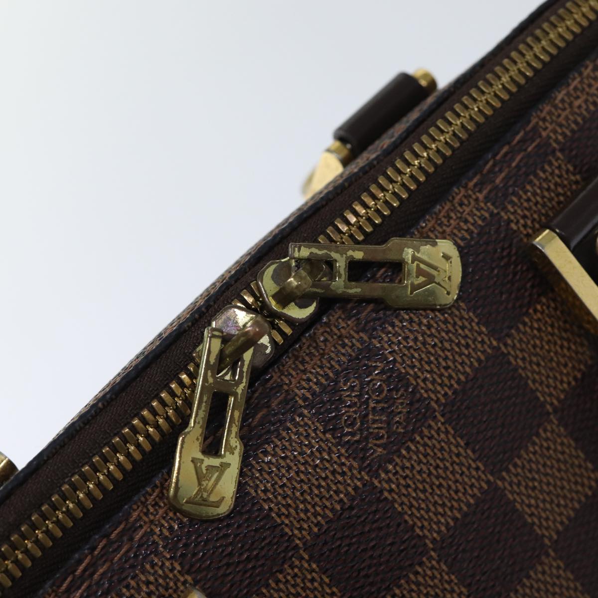 LOUIS VUITTON Damier Ebene Alma Hand Bag N51131 LV 73328