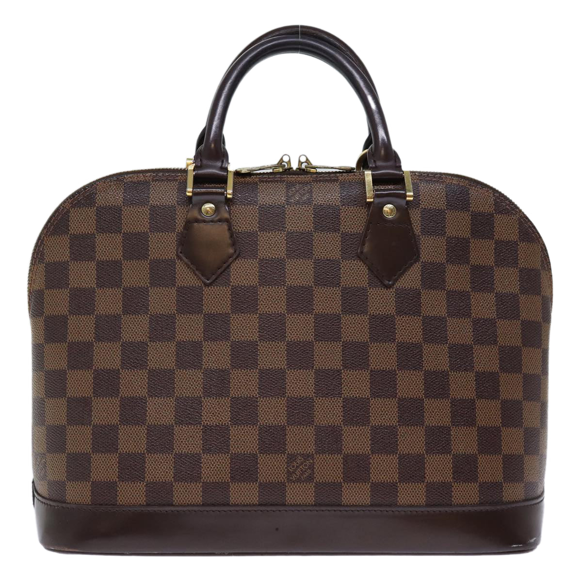 LOUIS VUITTON Damier Ebene Alma Hand Bag N51131 LV 73328