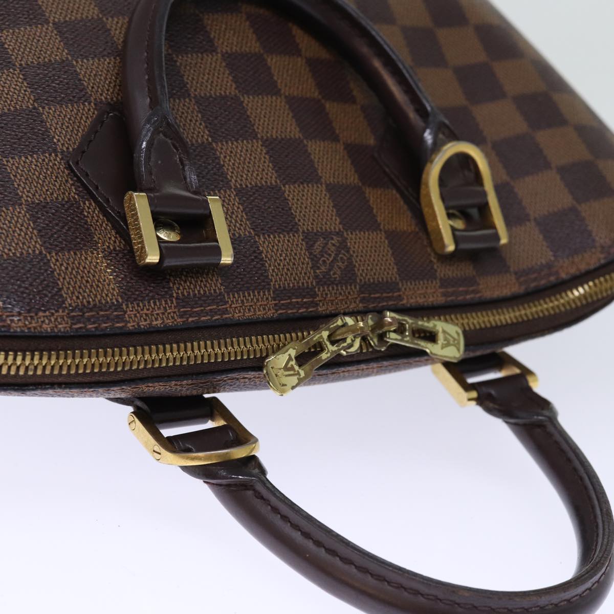 LOUIS VUITTON Damier Ebene Alma Hand Bag N51131 LV 73328