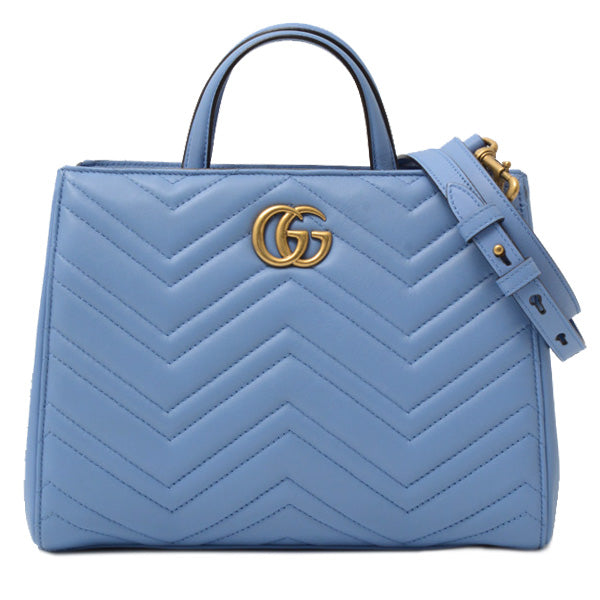 Luxury Gucci Trending 2025 GG Marmont 2WAY Leather Handbag 448054