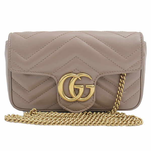 Luxury Gucci Trending 2025 GG Marmont Quilted Leather Super Mini Bag 476433