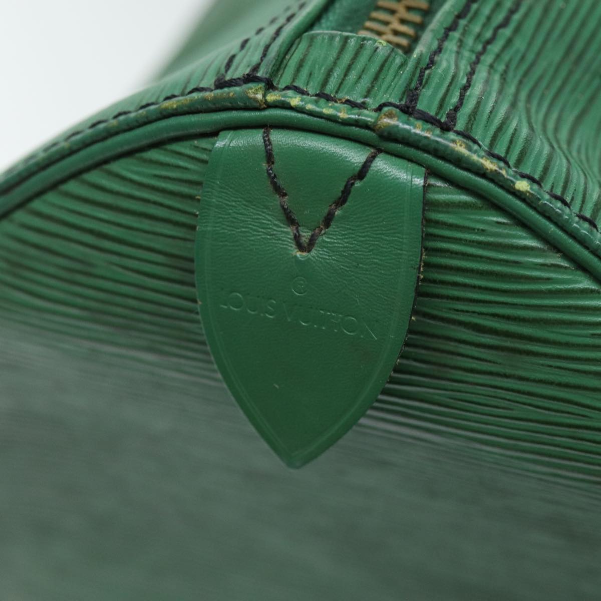 LOUIS VUITTON Epi Keepall 50 Boston Bag Green M42964 LV 73385