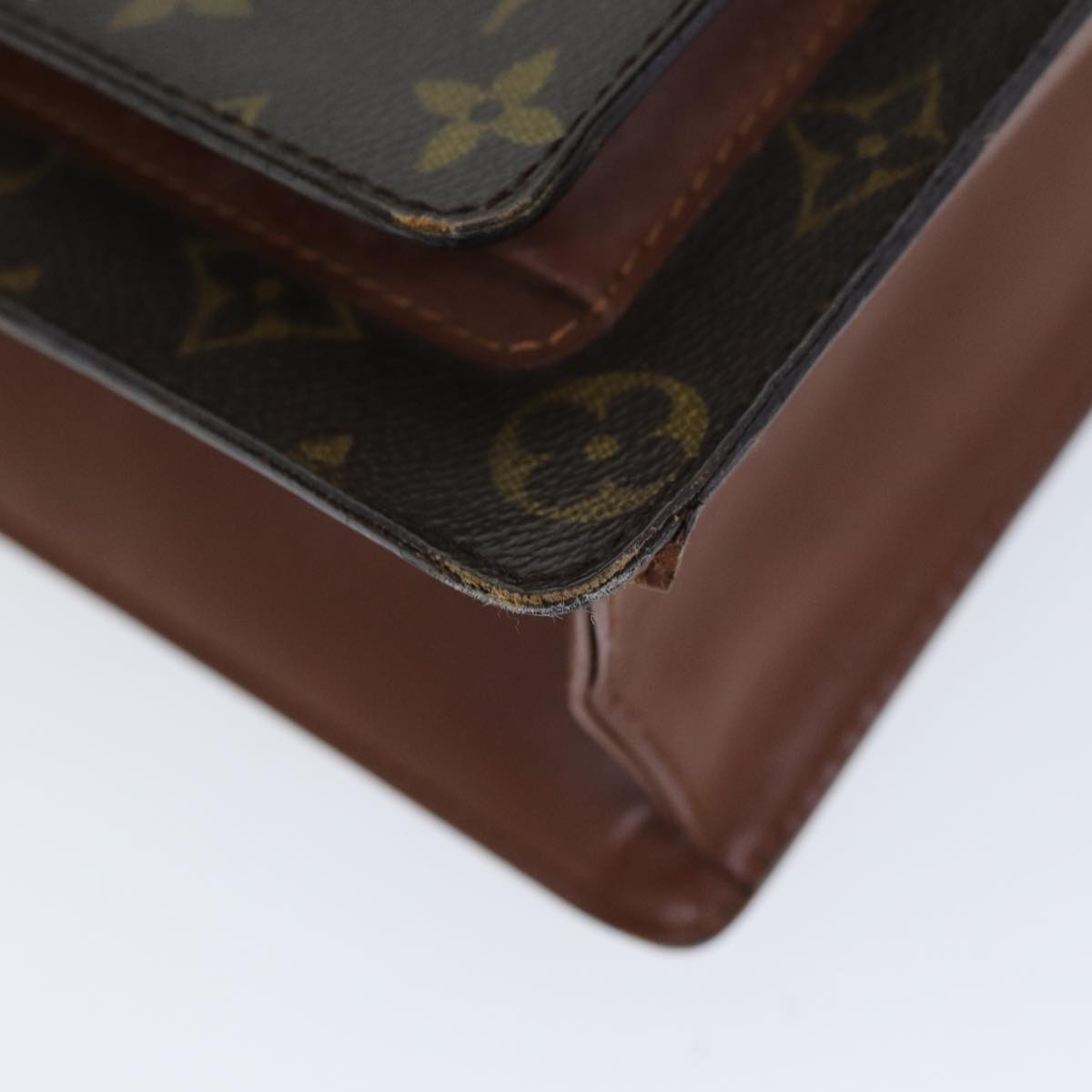 LOUIS VUITTON Monogram Monceau 28 Hand Bag 2way M51185 LV 73401