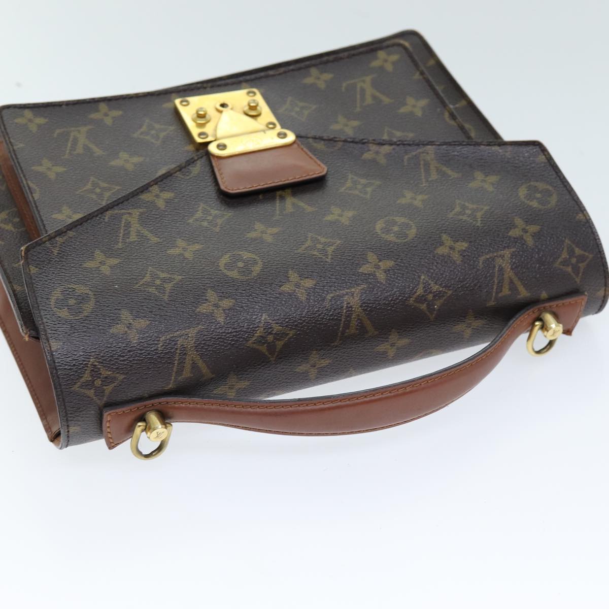 LOUIS VUITTON Monogram Monceau 28 Hand Bag 2way M51185 LV 73401