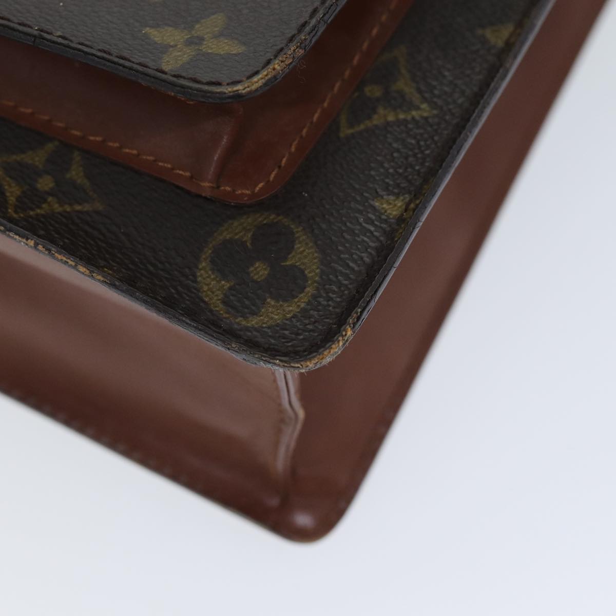 LOUIS VUITTON Monogram Monceau 28 Hand Bag 2way M51185 LV 73401