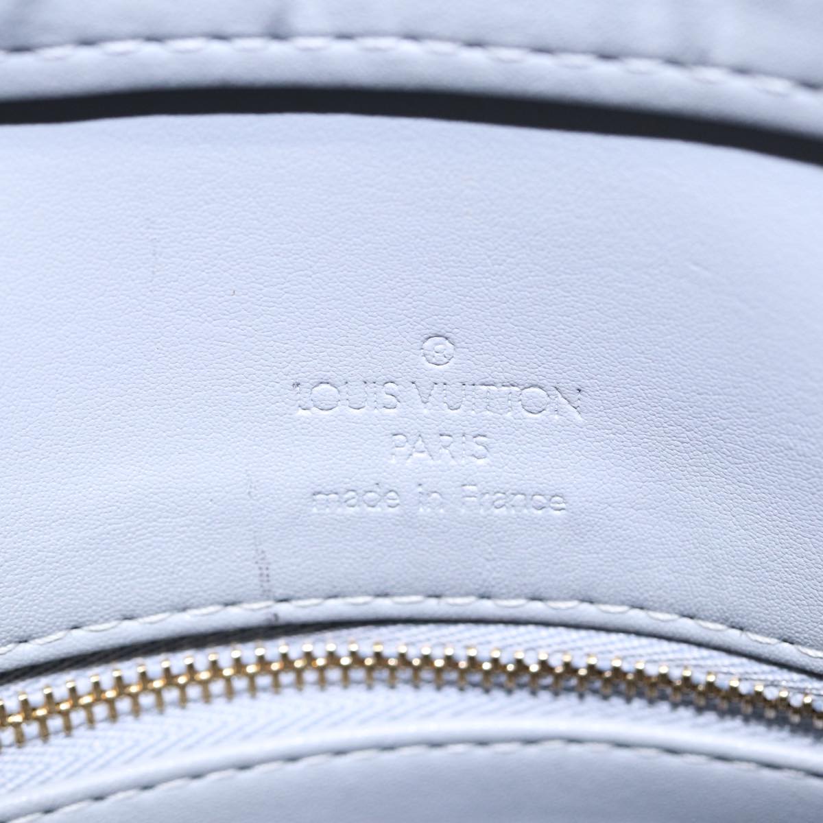 LOUIS VUITTON Monogram Vernis Houston Hand Bag Gris M91053 LV 73418