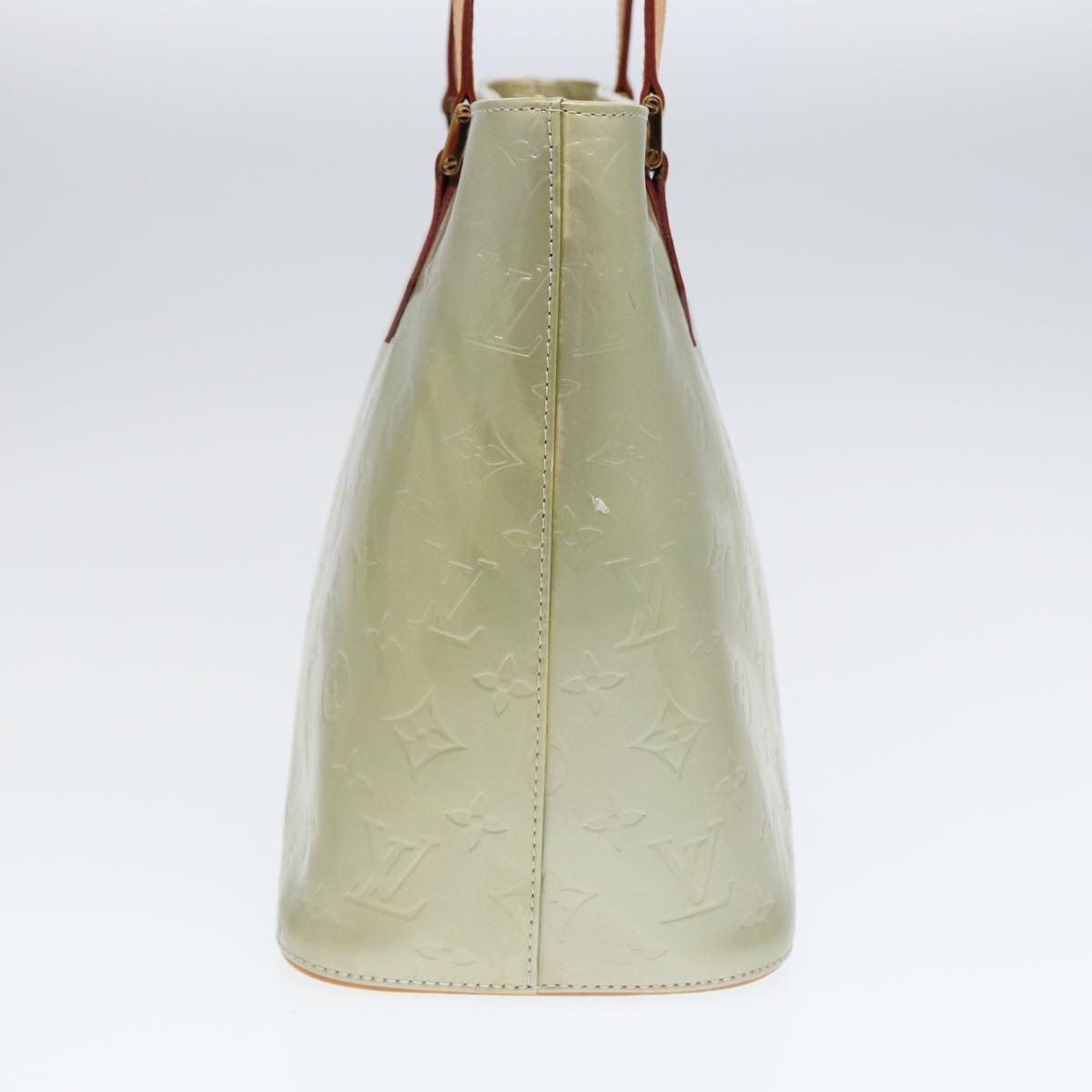 LOUIS VUITTON Monogram Vernis Houston Hand Bag Gris M91053 LV 73418