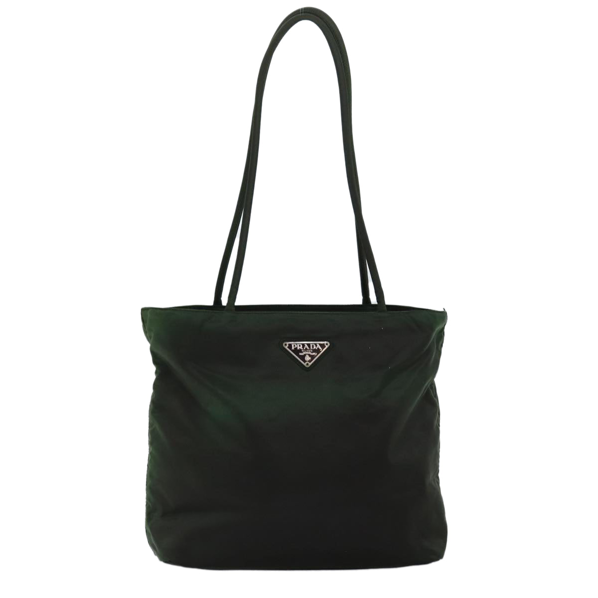 Luxury PradaTote Bag Nylon Khaki 73455