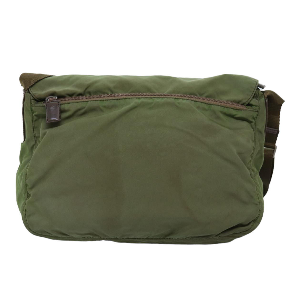 Luxury PradaShoulder Bag Nylon Khaki 73457