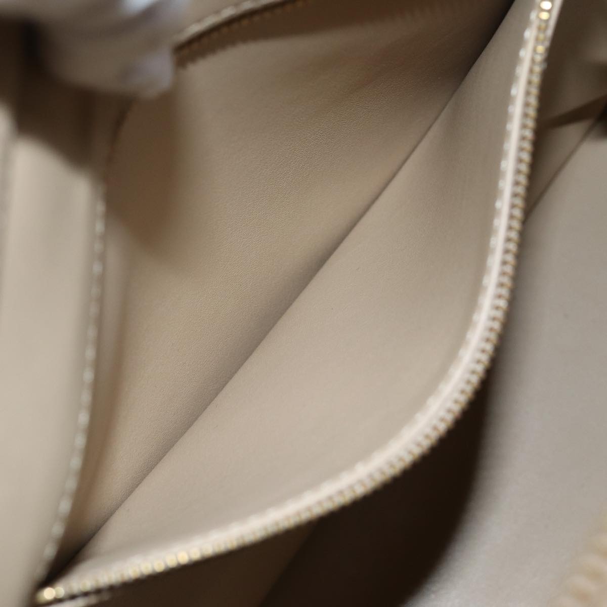 LOUIS VUITTON Monogram Vernis Houston Hand Bag Beige M91004 LV 73458