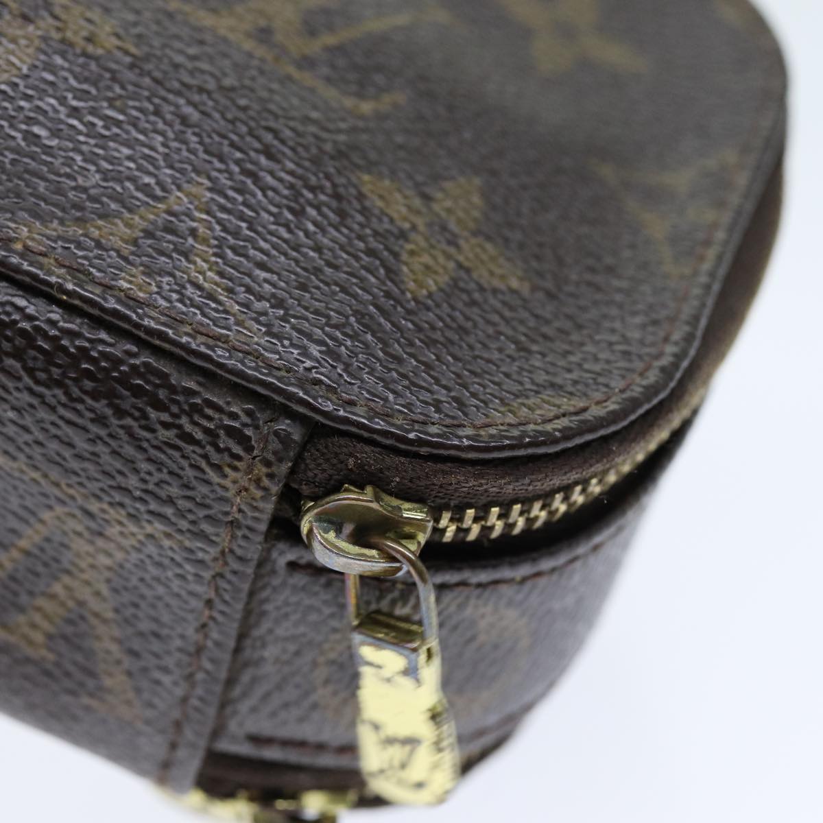 LOUIS VUITTON Monogram Trousse Brush PM Cosmetic Pouch M47510 LV 73460