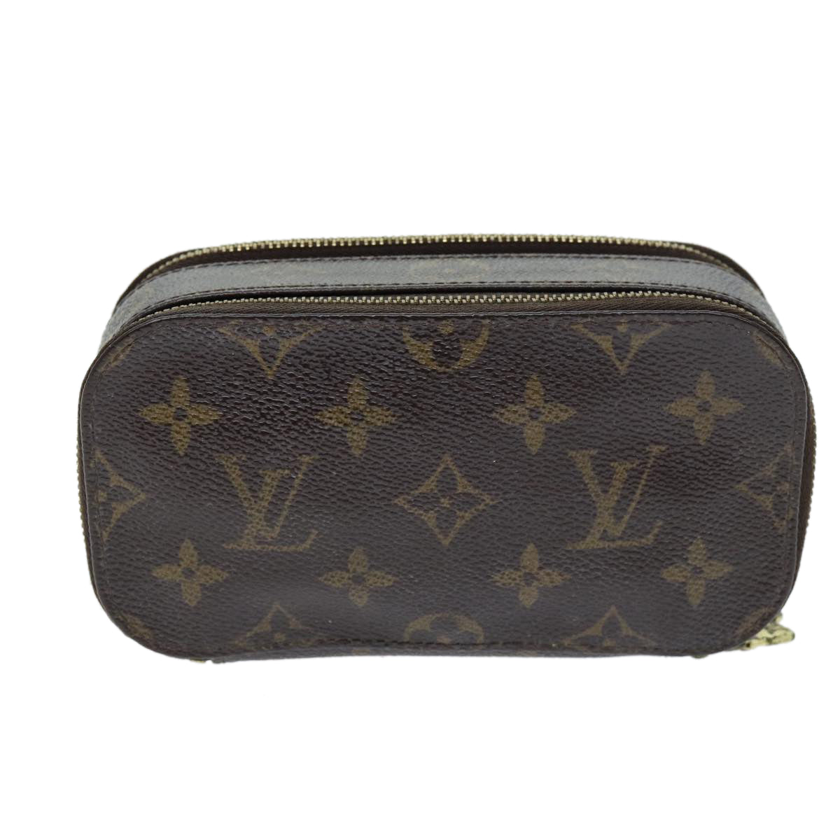 LOUIS VUITTON Monogram Trousse Brush PM Cosmetic Pouch M47510 LV 73460