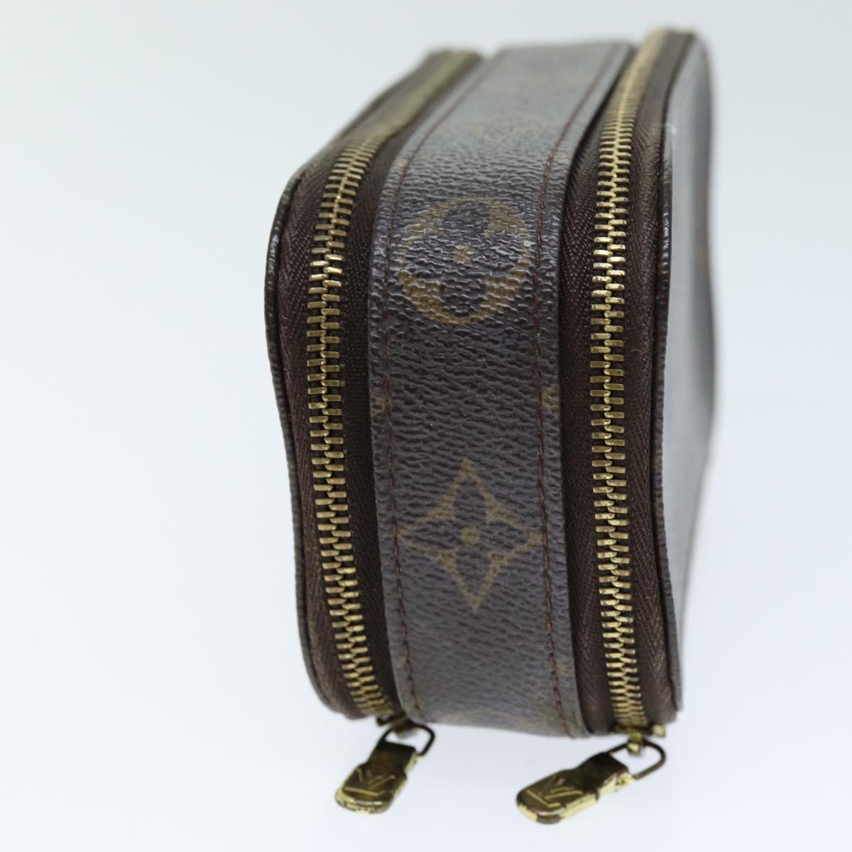 LOUIS VUITTON Monogram Trousse Brush PM Cosmetic Pouch M47510 LV 73460