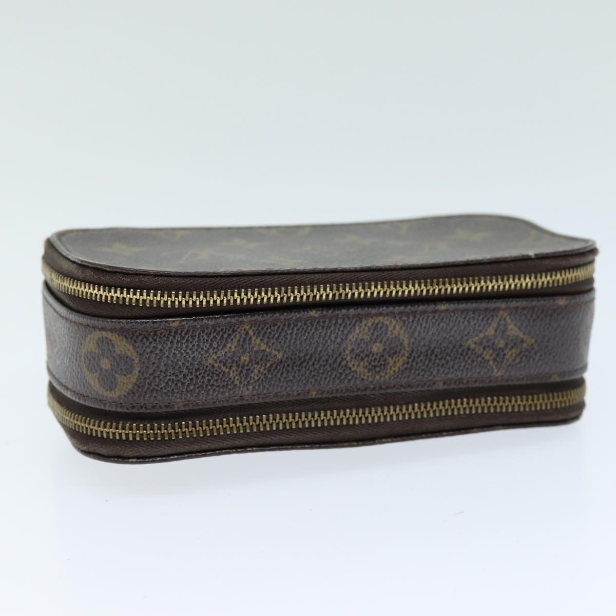 LOUIS VUITTON Monogram Trousse Brush PM Cosmetic Pouch M47510 LV 73460
