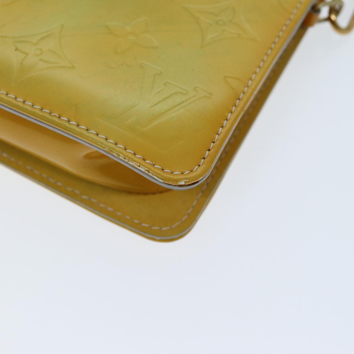 LOUIS VUITTON Monogram Vernis Lexington Accessory Pouch Gris M91056 73461