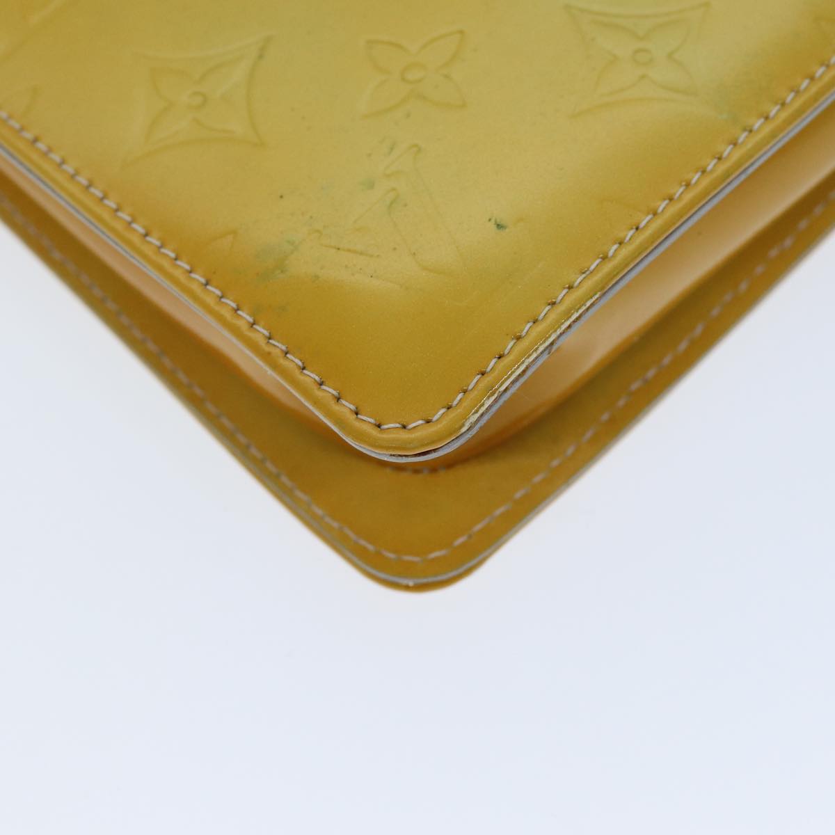 LOUIS VUITTON Monogram Vernis Lexington Accessory Pouch Gris M91056 73461