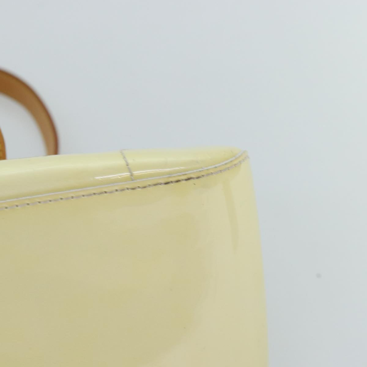 LOUIS VUITTON Monogram Vernis Rosewood Avenue Hand Bag Perle M93508 73462