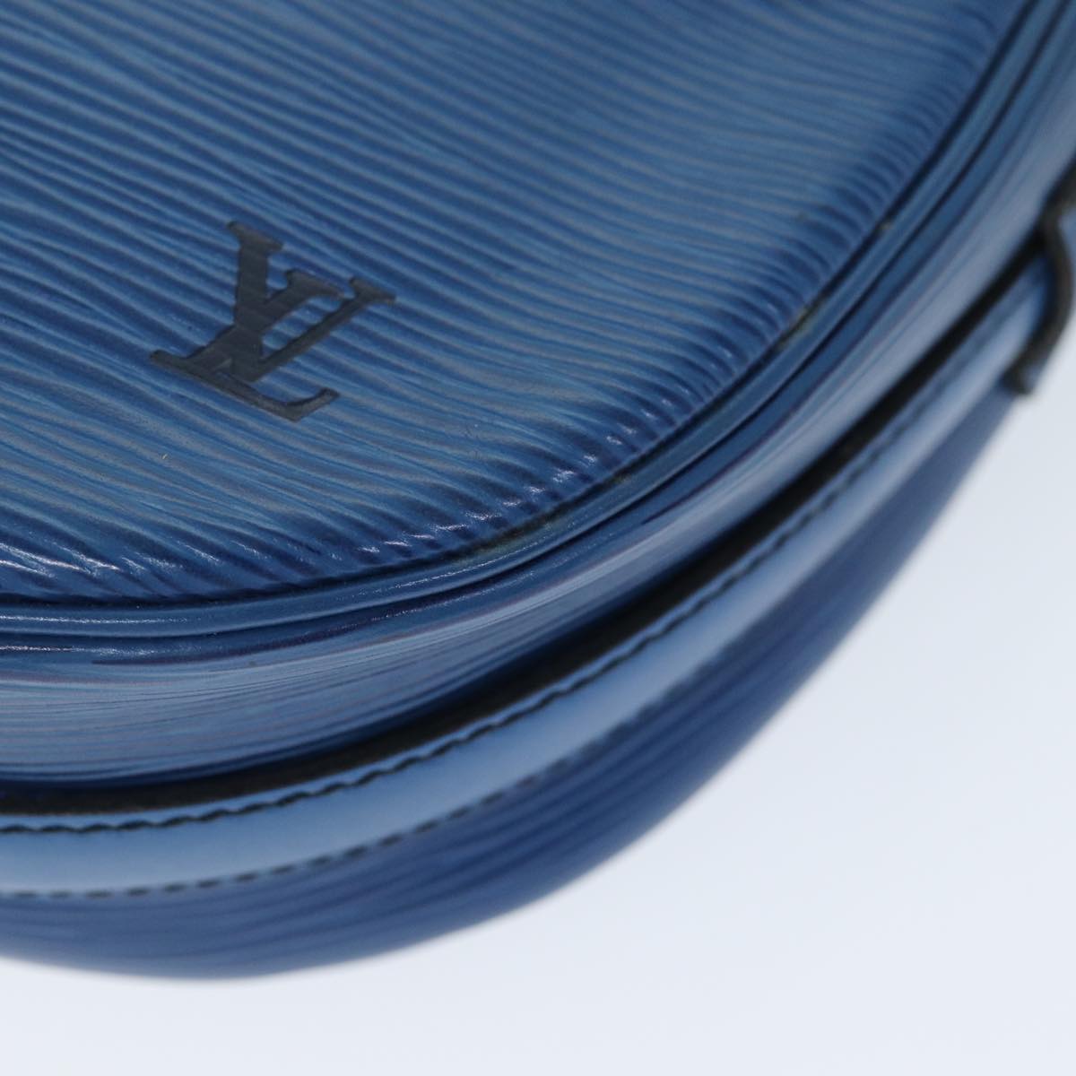 LOUIS VUITTON Epi June Feuille Shoulder Bag Blue M52155 LV 73480