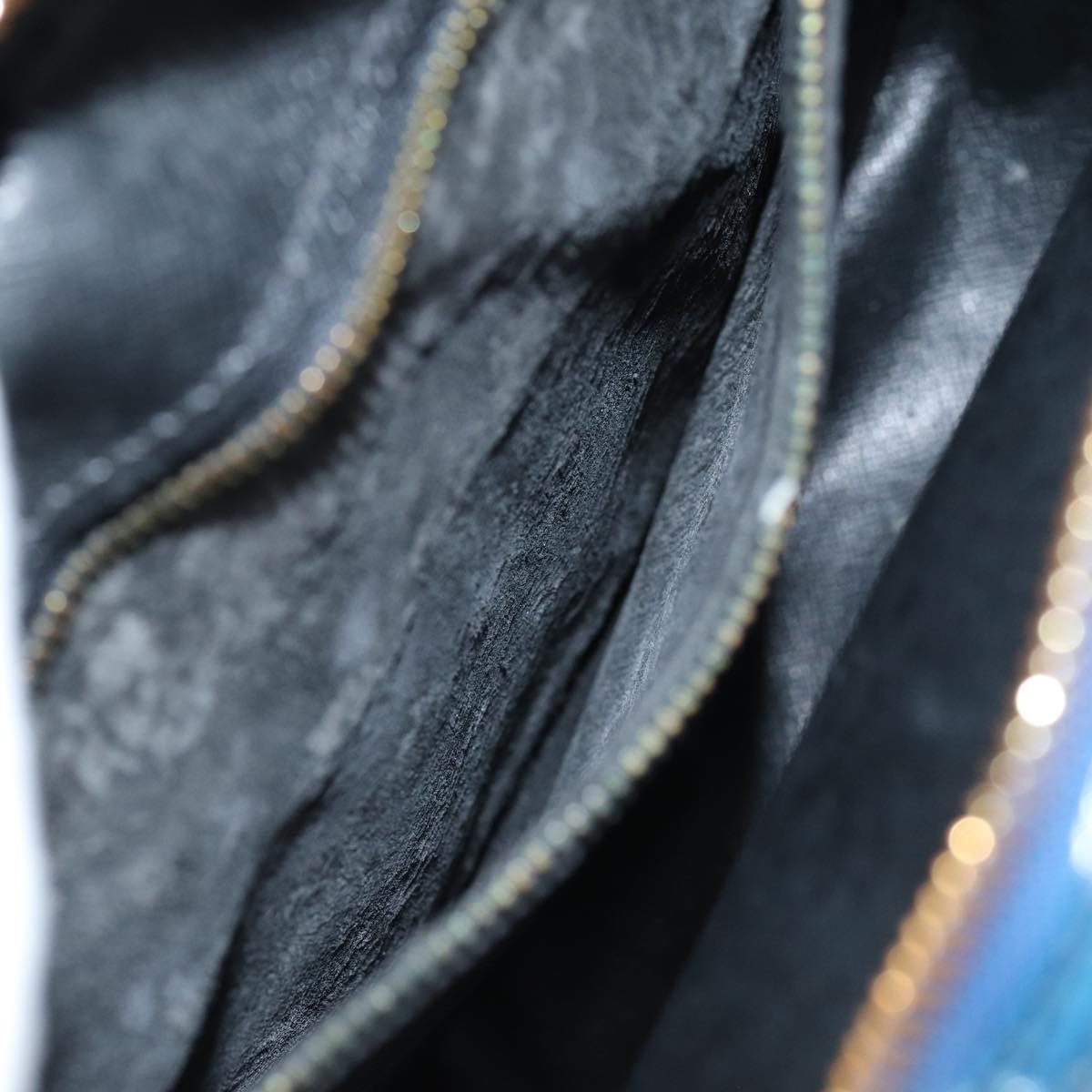 LOUIS VUITTON Epi June Feuille Shoulder Bag Blue M52155 LV 73480