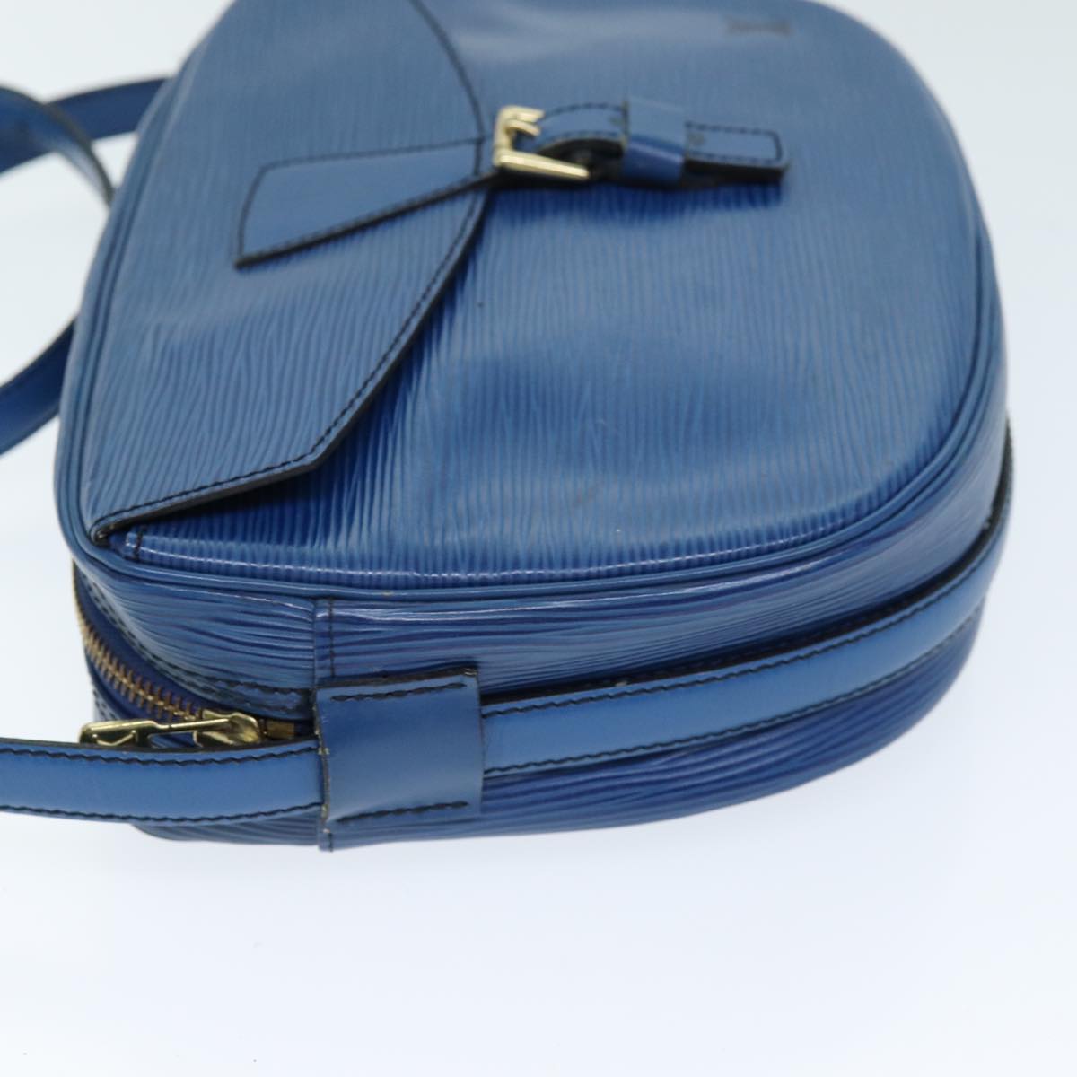 LOUIS VUITTON Epi June Feuille Shoulder Bag Blue M52155 LV 73480