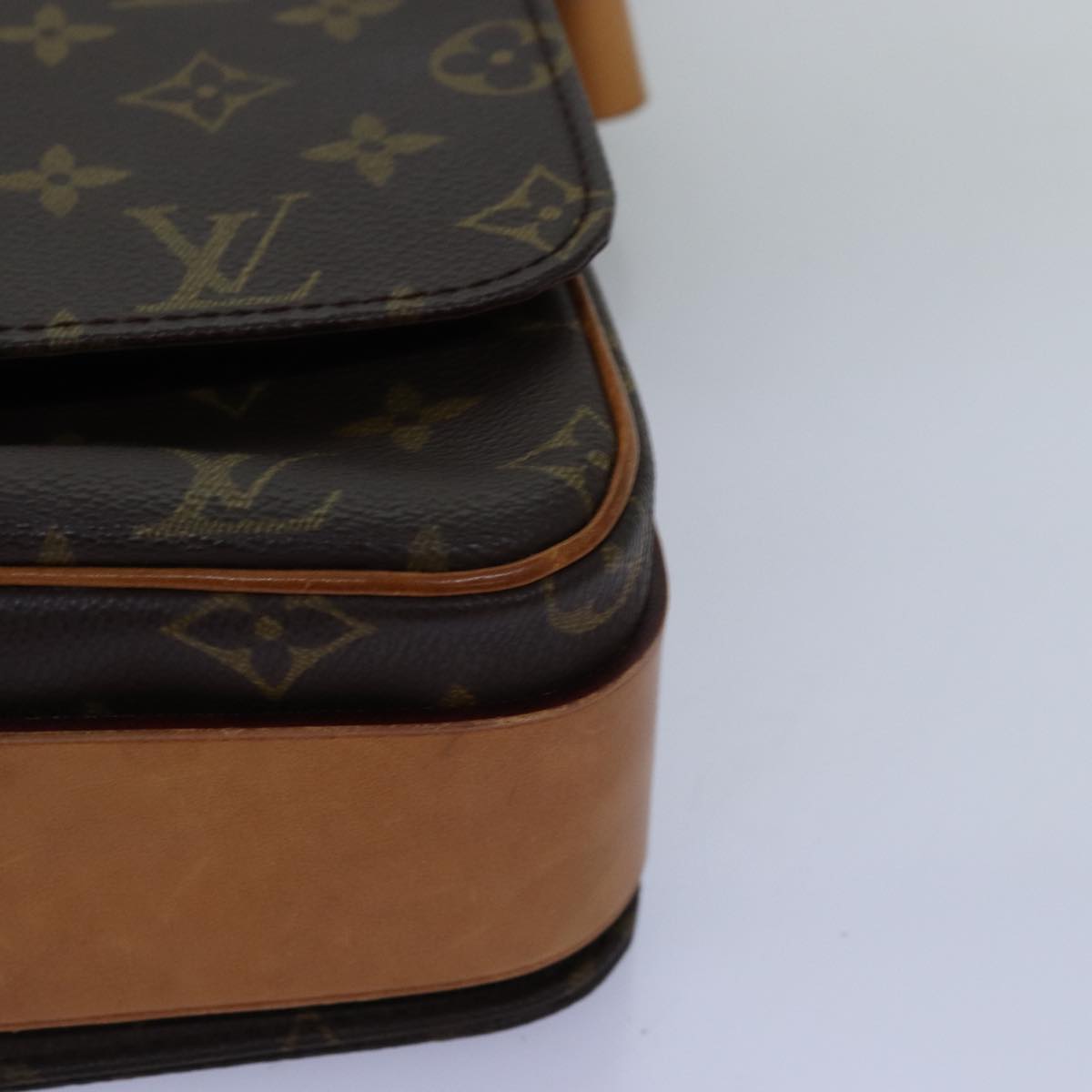 LOUIS VUITTON Monogram Cartouchiere GM Shoulder Bag M51252 LV 73481