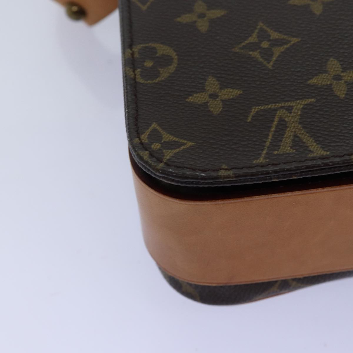 LOUIS VUITTON Monogram Cartouchiere GM Shoulder Bag M51252 LV 73481