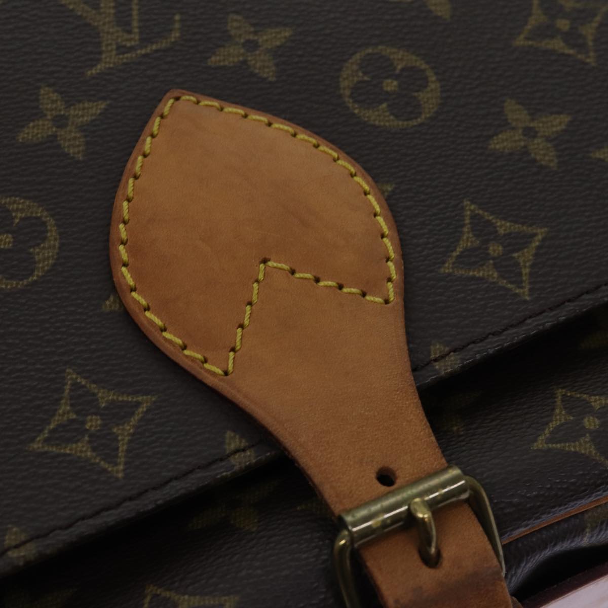 LOUIS VUITTON Monogram Cartouchiere GM Shoulder Bag M51252 LV 73481