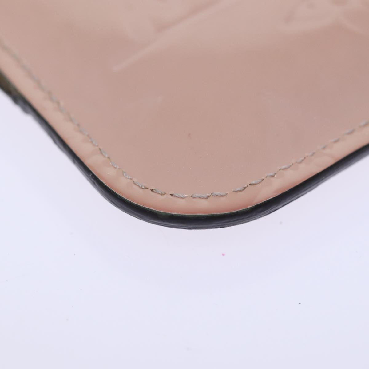 LOUIS VUITTON Vernis Pochette Cles NM Coin Purse Rose Valerine M61286 73510