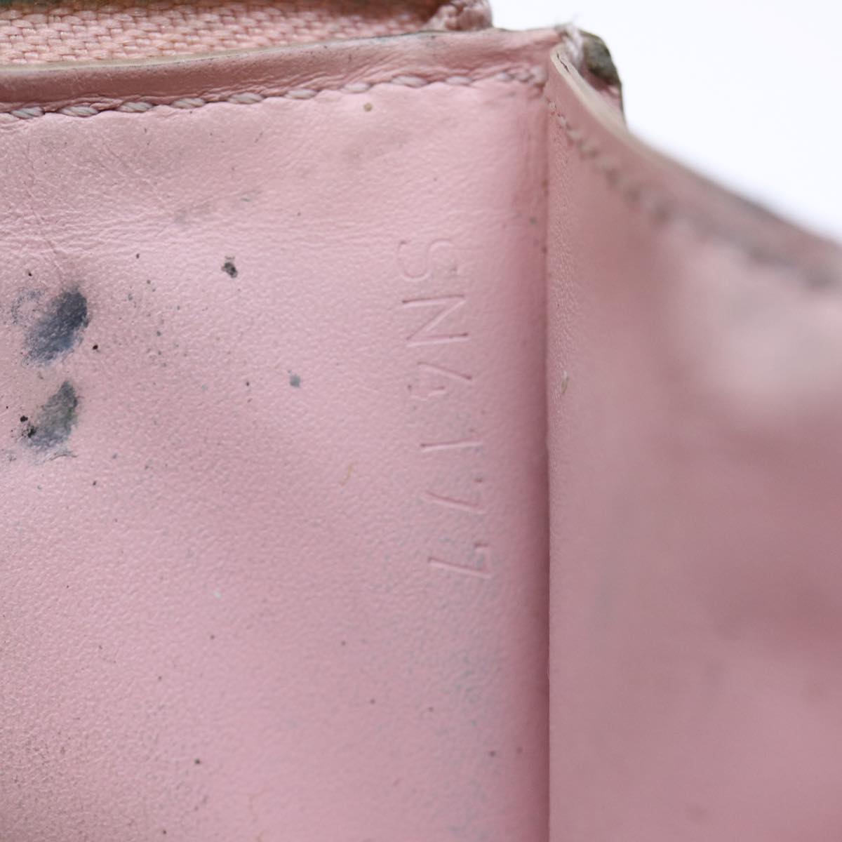 LOUIS VUITTON Vernis Pochette Cles NM Coin Purse Rose Valerine M61286 73510