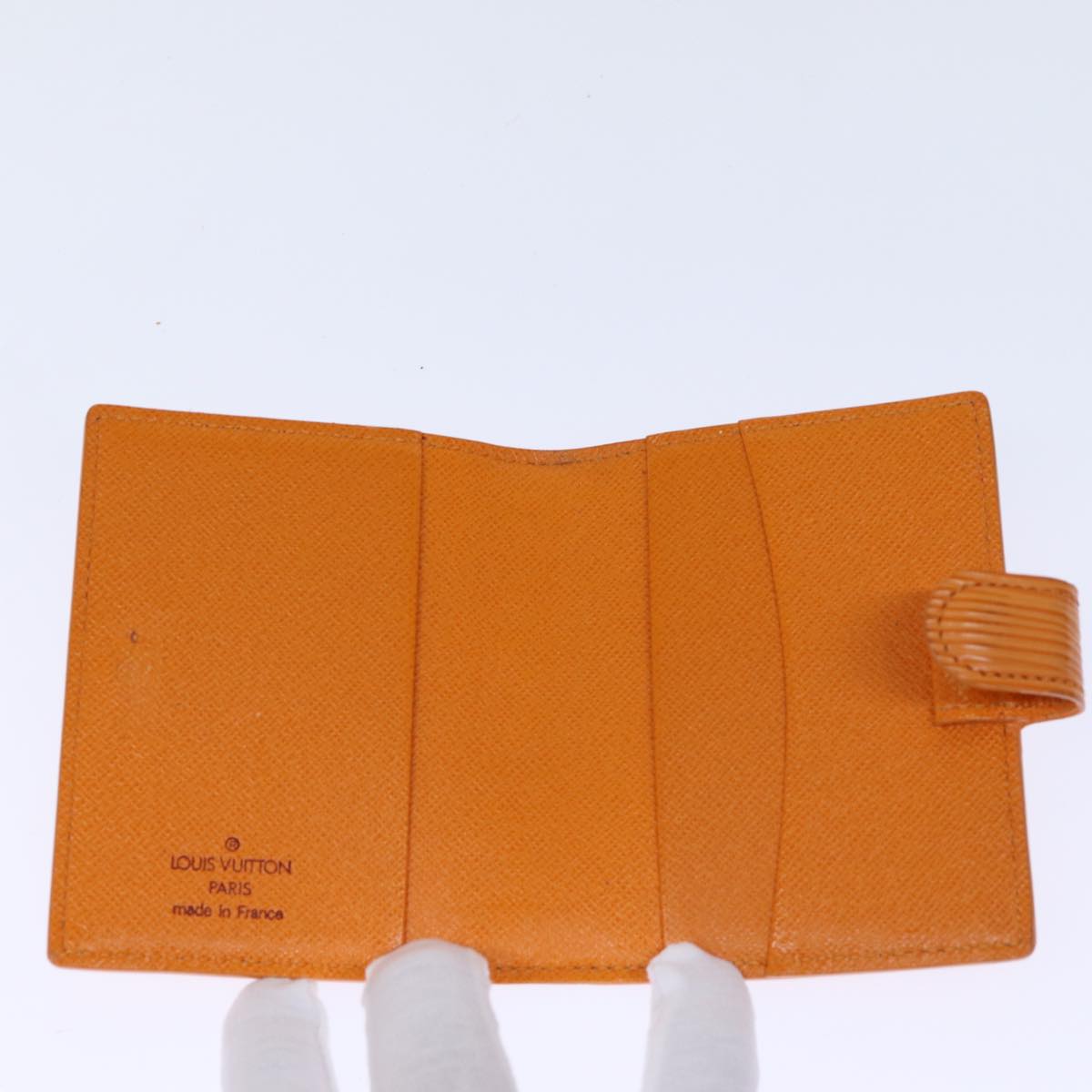 LOUIS VUITTON Epi Agenda Mini Day Planner Cover Mandarin R2007H LV 73513