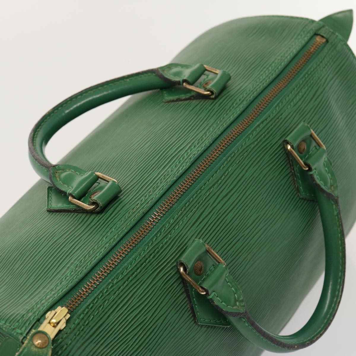 LOUIS VUITTON Epi Speedy 30 Hand Bag Borneo Green M43004 LV 73574