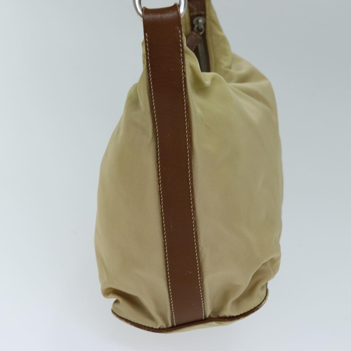 Luxury PradaShoulder Bag Nylon Beige 73602