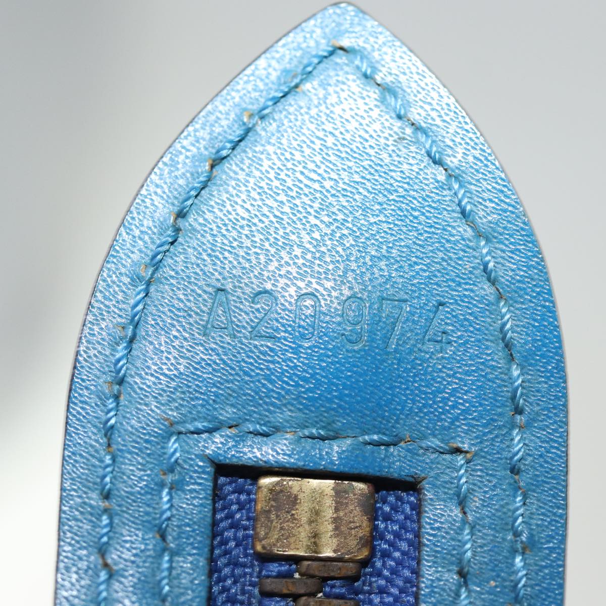 LOUIS VUITTON Epi Saint Jacques Shopping Shoulder Bag Blue M52275 73623
