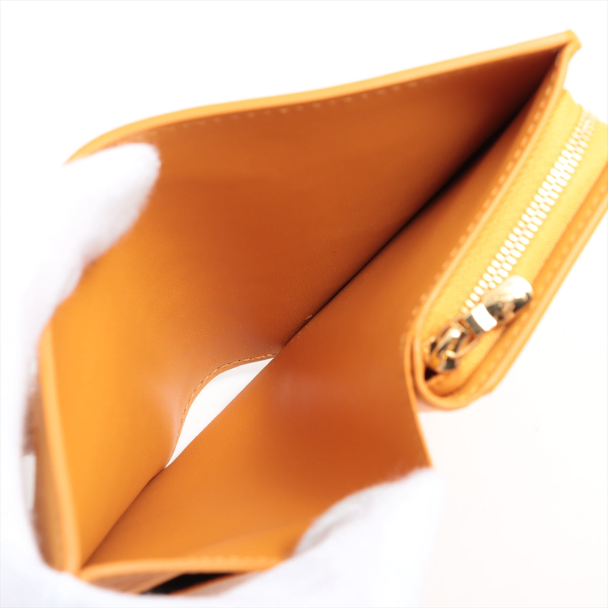 Louis Vuitton LV Broderie Angles Portfolio Clare   Orange Compact Wallet M82523