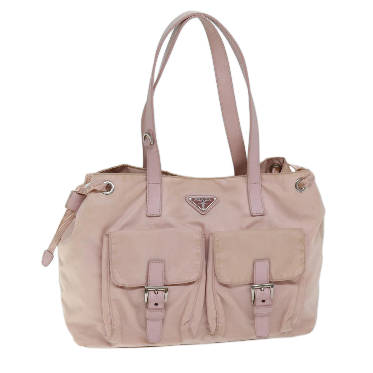 Luxury PradaTote Bag Nylon Pink 73735