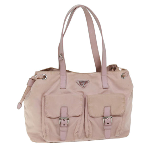 Luxury PradaTote Bag Nylon Pink 73735