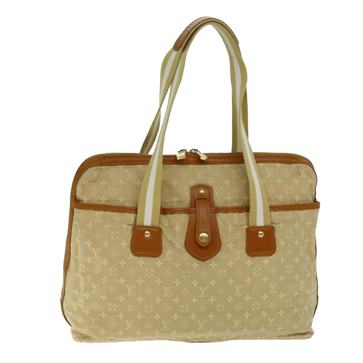 LOUIS VUITTON Monogram Mini Kabamari Kate Tote Bag Beige M92492 LV 73754