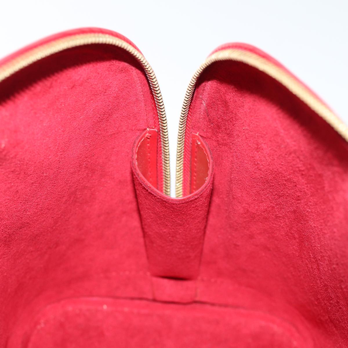 LOUIS VUITTON Epi Alma Hand Bag Castilian Red M52147 LV 73846