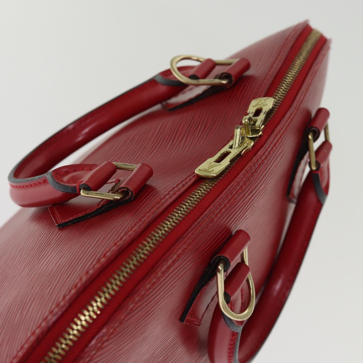 LOUIS VUITTON Epi Alma Hand Bag Castilian Red M52147 LV 73846