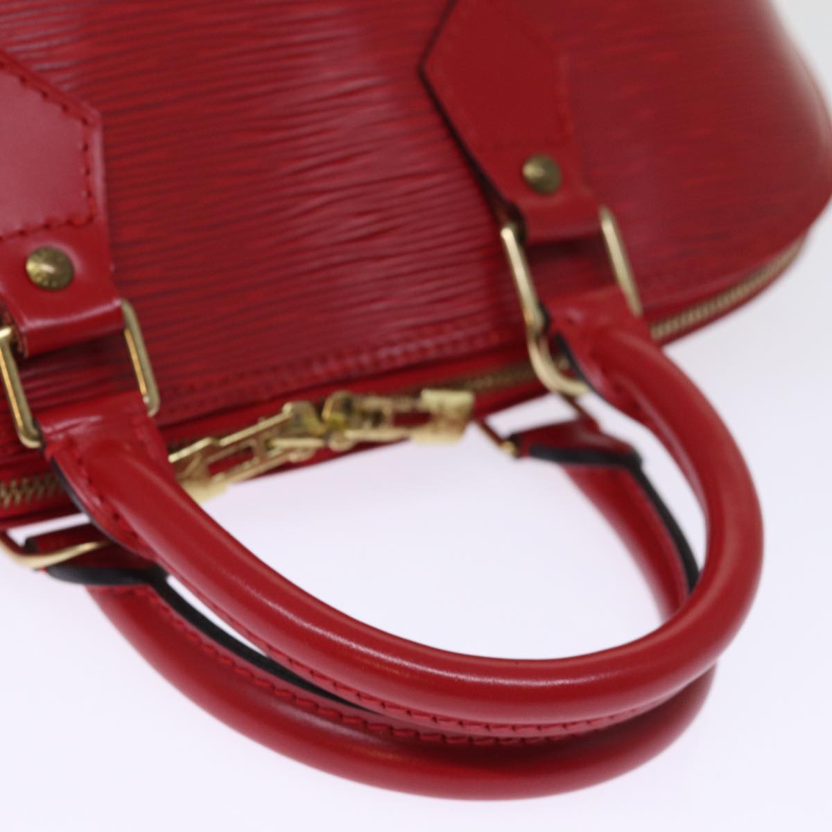 LOUIS VUITTON Epi Alma Hand Bag Castilian Red M52147 LV 73846